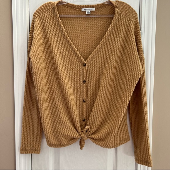 American Eagle Outfitters Sweaters - American Eagle Women’s Sweater Size Small Gold